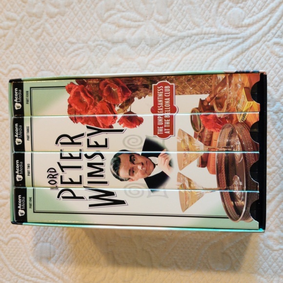 Lord Peter Wimsey The Unpleasantness At The Bellona Club 4 VHS BBC Drama Mystery - Picture 2 of 10